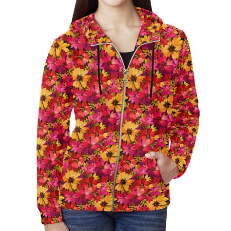 floral womens designer hoodies
